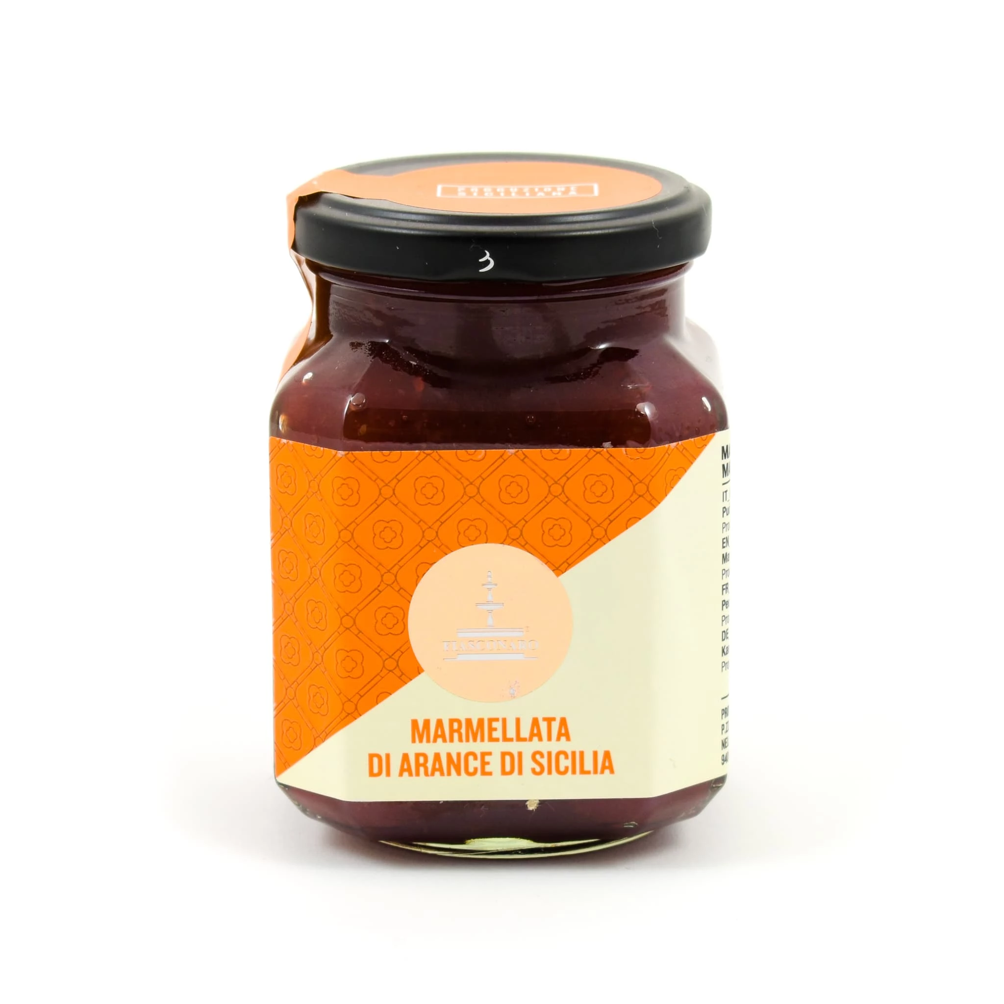 Ingredienti Fiasconaro Marmellata Arancione 360g 3 Ingredienti Fiasconaro Marmellata Arancione 360g