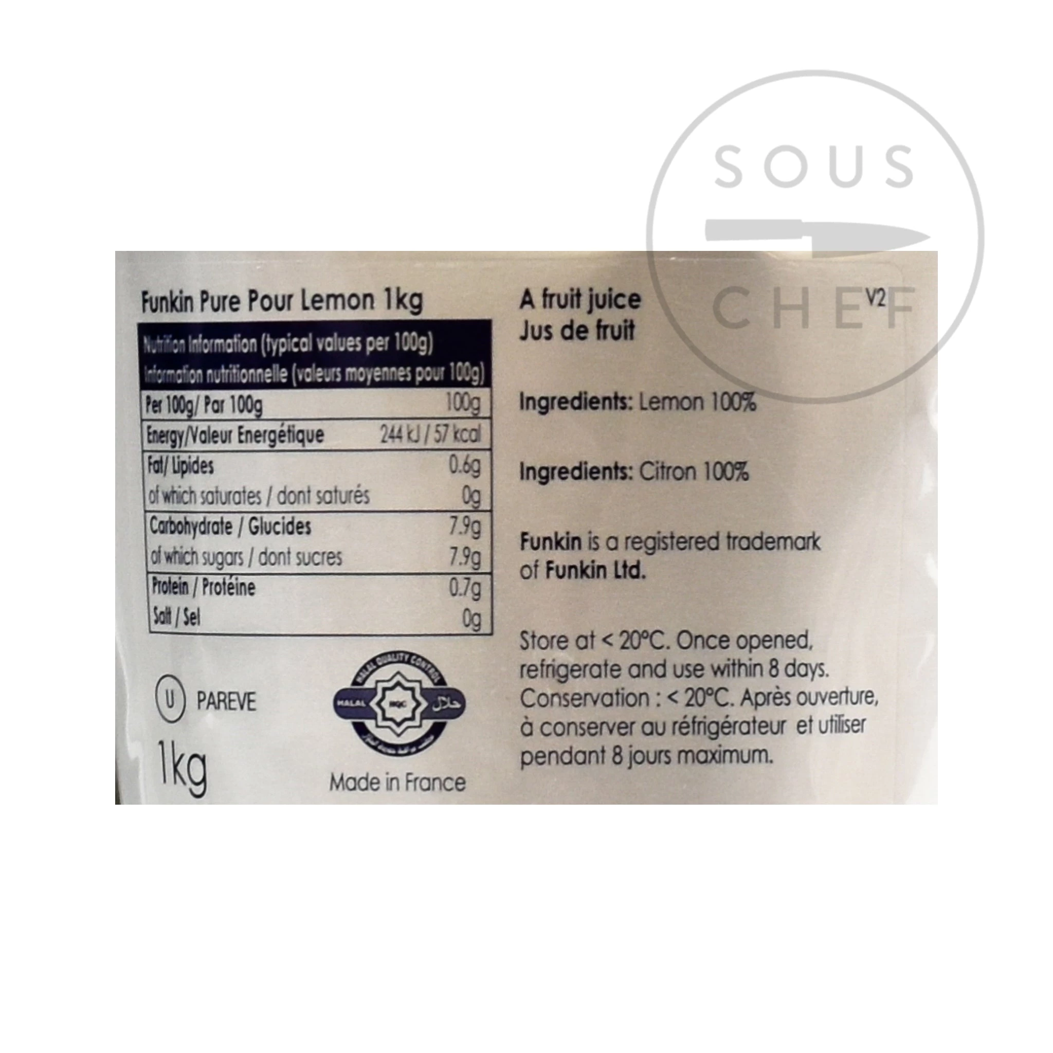 Succo Di Limone Funkin 1kg 5 Succo Di Limone Funkin 1kg - immagine 3