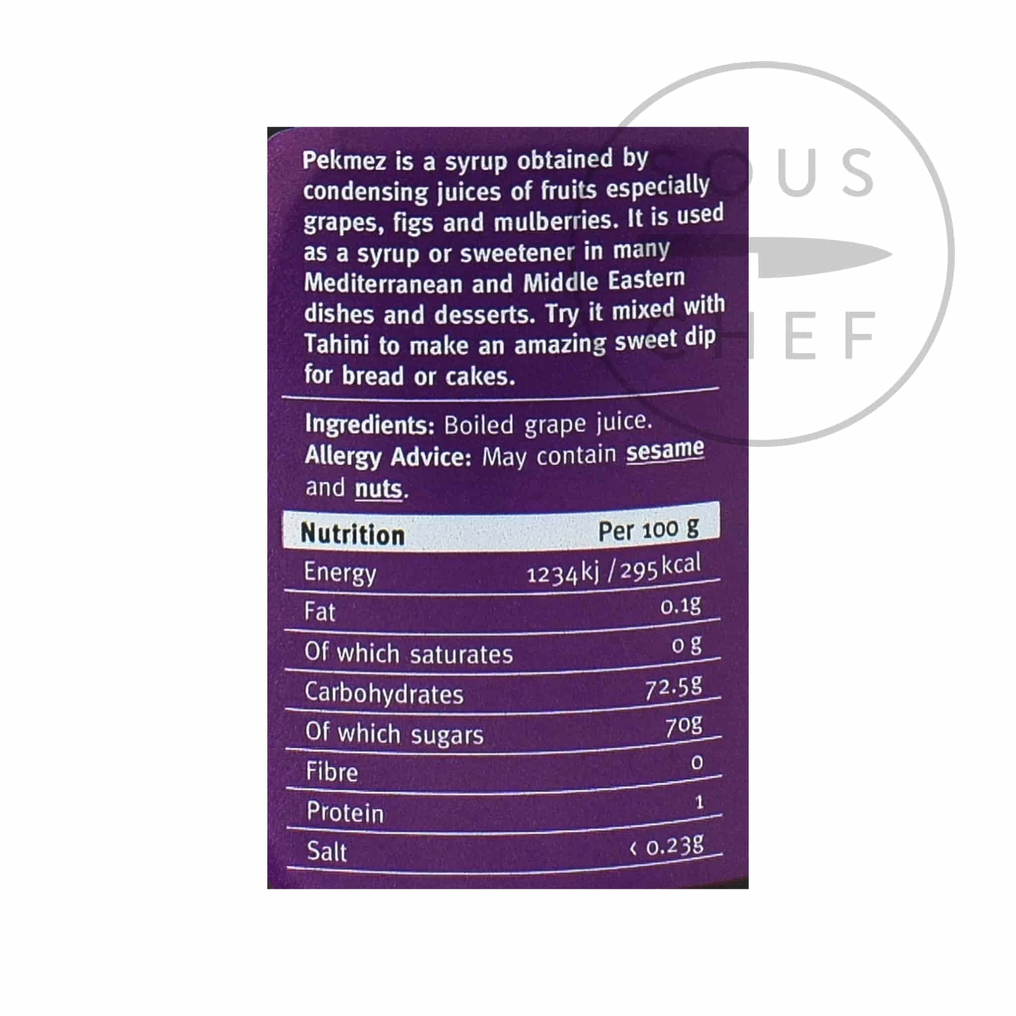 Ebru Ingredienti Pekmez Molasses - Succo D'uva Bollito 400g 4 Ebru Ingredienti Pekmez Molasses - Succo D'uva Bollito 400g - immagine 2