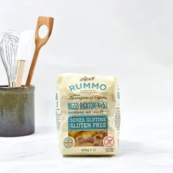 Ingredienti Rummo Gluten Free Mezzi Rigatoni 400g -Negozio al dettaglio stagionatura GU0104 RummoGlutenFreeMezziRigatoni 3