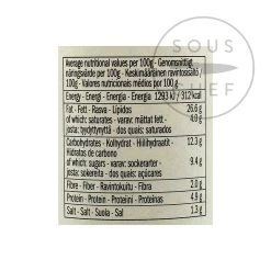 Ingredienti Rummo Red Pesto 190g -Negozio al dettaglio stagionatura GU0317 RummoRedPesto190g nutrition