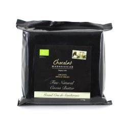 Burro Di Cacao Non Deodorato Biologico Chocolat Madagascar 1kg