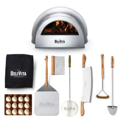 Cookware Delivita Pizzaiolo Collection Starter Set -Negozio al dettaglio stagionatura HaleGreyPizzaiolo