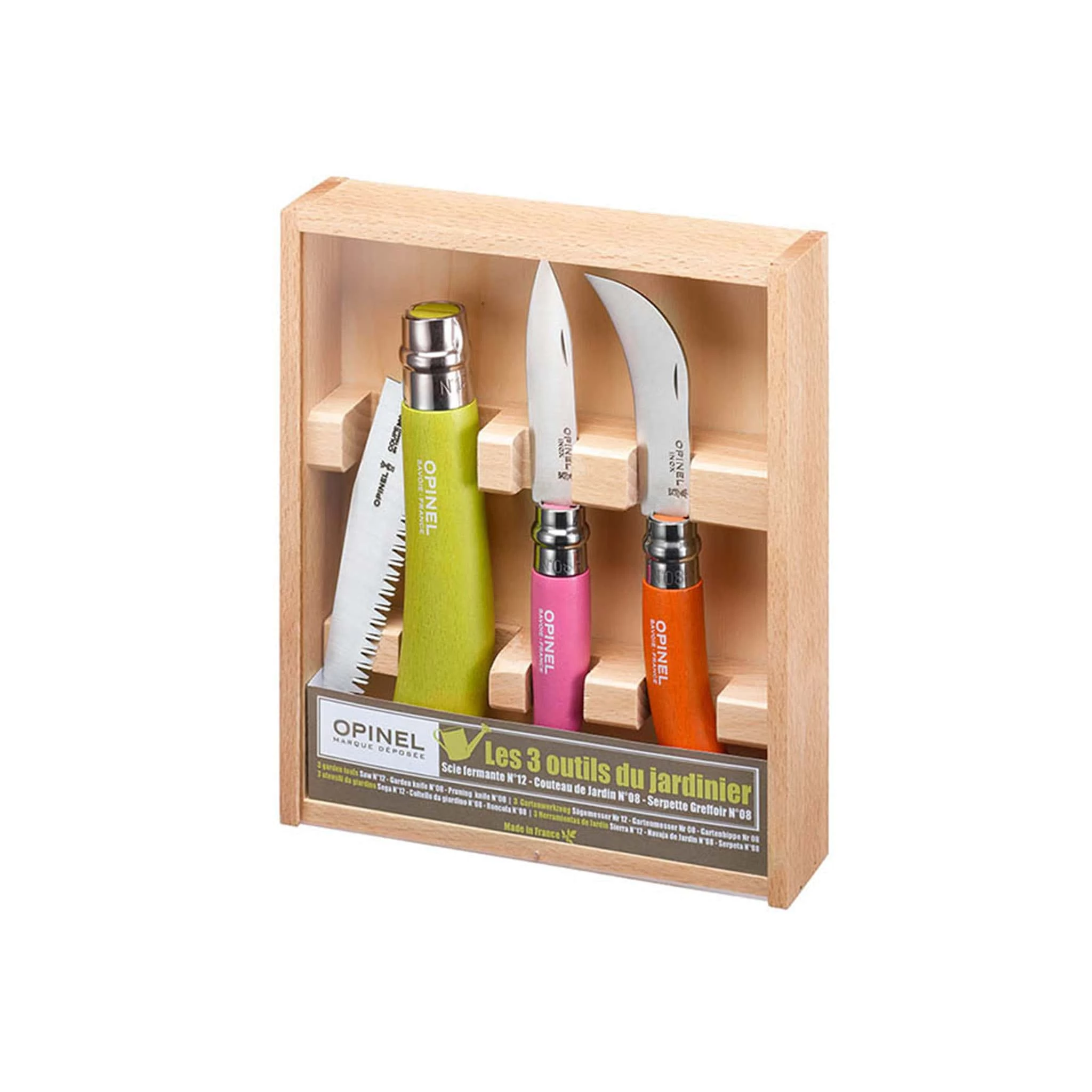 Set Di Coltello Da Giardinaggio Opinel 3 Set Di Coltello Da Giardinaggio Opinel