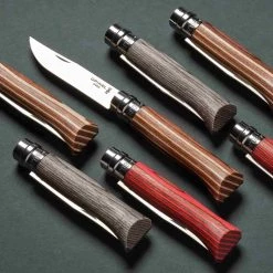 Opinel Brown Birch Sandvik Coltello Pieghevole Pentole -Negozio al dettaglio stagionatura IC0077 OpinelBrownBirchSandvikFoldingKnife LS1