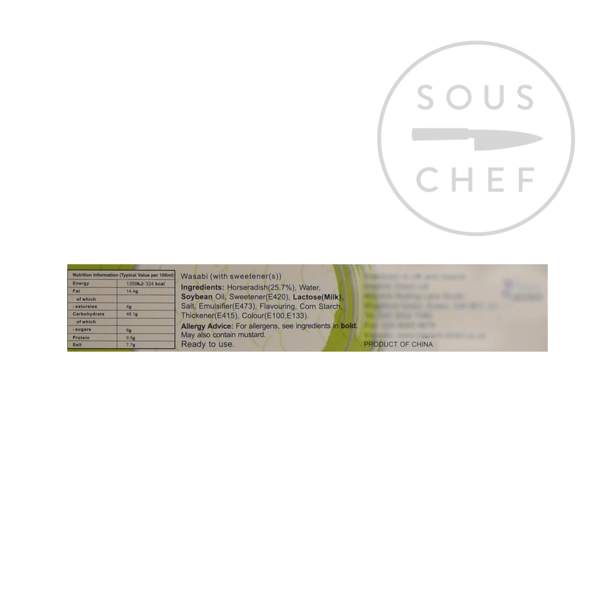 Yuho Ingredienti Wasabi Paste 43g 4 Yuho Ingredienti Wasabi Paste 43g - immagine 2