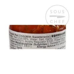 Tantan Xiang - Chilli Rossi Sbucciati 210g Ingredienti -Negozio al dettaglio stagionatura ID0059 TantanXiang ChoppedSaltedRedChilli 1