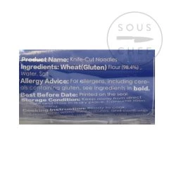 Tanoshiya Noodles Taglio Coltello 400g Ingredienti -Negozio al dettaglio stagionatura ID0197 Knife cutNoodles 2