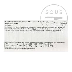 NAGATANIEN Otonano Salmone Furikake Condimento Di Riso, 5 Bustine Ingredienti -Negozio al dettaglio stagionatura JC0031 OtonanoSalmonFurikakeRiceSeasoning 5Sachets BoP