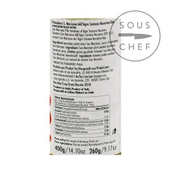 Italianavera DOP San Marzano Pomodori Pelati 400g -Negozio al dettaglio stagionatura JG0001 ItalianaveraDOPSanMarzanoPeeledTomatoes400g nutrition