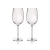 BarCraft Tableware Ribbed Bicchieri Di Vino 450ml Set Di 2