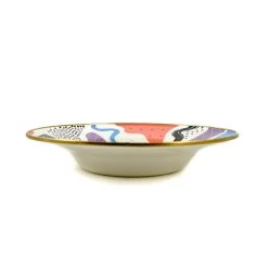 Kapka Astratto Smalto Grande Piatto Di Servizio 30cm Smalto - Kapka 7 Kapka Astratto Smalto Grande Piatto Di Servizio 30cm Smalto - Kapka -Negozio al dettaglio stagionatura KP0024 Abstract Enamel Large Serving Dish side