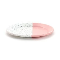 Kapka Smalto - Kapka Colore Piatto Smalto Pop Piatto Rosa -Negozio al dettaglio stagionatura KP0046 Colour Pop Enamel Plate Pink