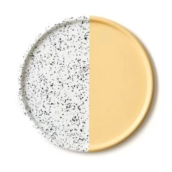 Kapka Colore Pop Smalto Vassoio Giallo 32cm