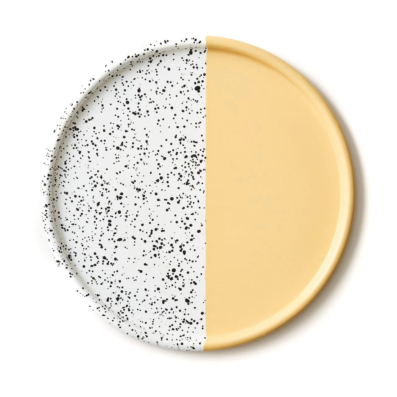 Kapka Colore Pop Smalto Vassoio Giallo 32cm 3 Kapka Colore Pop Smalto Vassoio Giallo 32cm