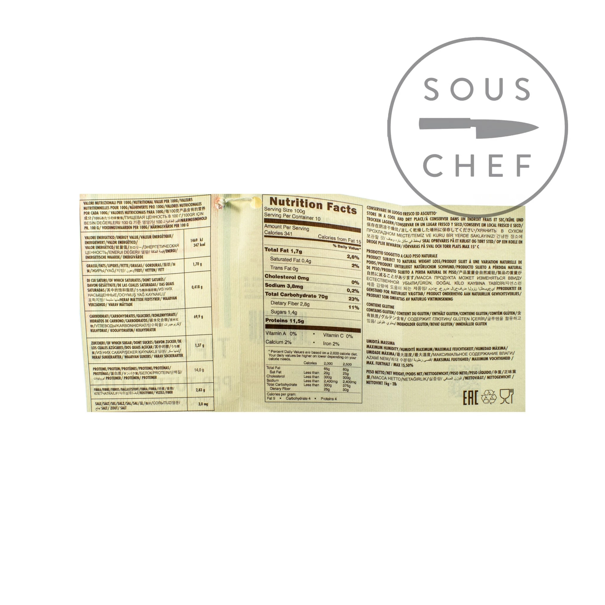 Ingredienti Mulino Marino Organic 00 Farina 1kg 4 Ingredienti Mulino Marino Organic 00 Farina 1kg - immagine 2