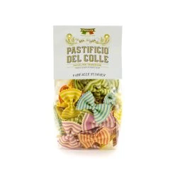Pastificio Del Colle Rainbow Striped Farfalle 250g