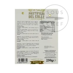 Ingredienti Pastificio Del Colle Arcobaleno A Righe Lingua 250g 9 Ingredienti Pastificio Del Colle Arcobaleno A Righe Lingua 250g -Negozio al dettaglio stagionatura LL0005 PastificioDelColleRainbowStripedLingua250g nutrition