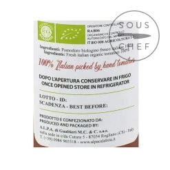 Pomodori In Scatola Alpa & Veg Bio Pomodoro Passata 430g -Negozio al dettaglio stagionatura LP0009 OrganicTomatoPassata430g nutrition 2