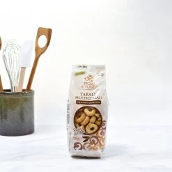 Fiore Di Puglia Taralli Con Cereali Integrali 225g -Negozio al dettaglio stagionatura MC0120 FioreDiPugliaTaralliwithWholegrains 3