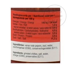 Lucullus Lucullo Sambal Oelek 200g -Negozio al dettaglio stagionatura MI0003 LucullusSambalOelek 3