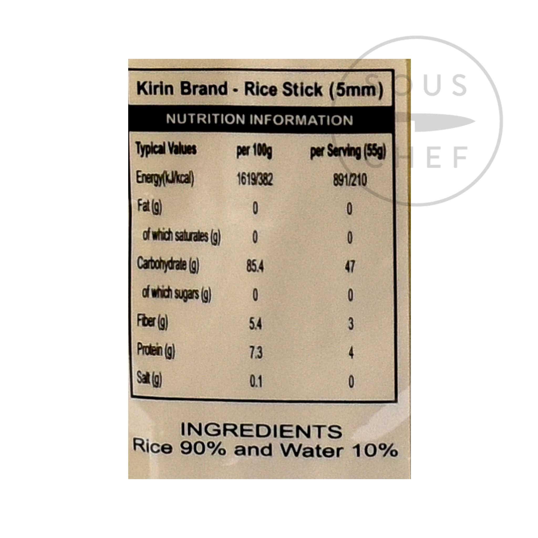Kirin Thai Rice Stick Noodle 5mm 400g Pasta, Riso & Noodles 4 Kirin Thai Rice Stick Noodle 5mm 400g Pasta, Riso & Noodles - immagine 2