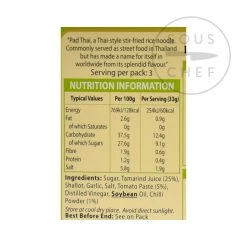 Mae Sri Ingredienti Pad Thai Stir Fry Salsa 100g -Negozio al dettaglio stagionatura MI0037 PadThaiStirFrySauce 1