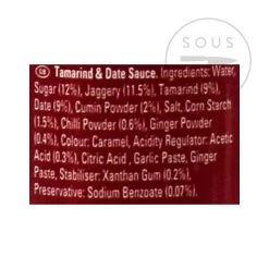 Natco Ingredienti Tamarindo & Salsa Di Dattero 340g -Negozio al dettaglio stagionatura NA0003 Tamarind DateSauce 1