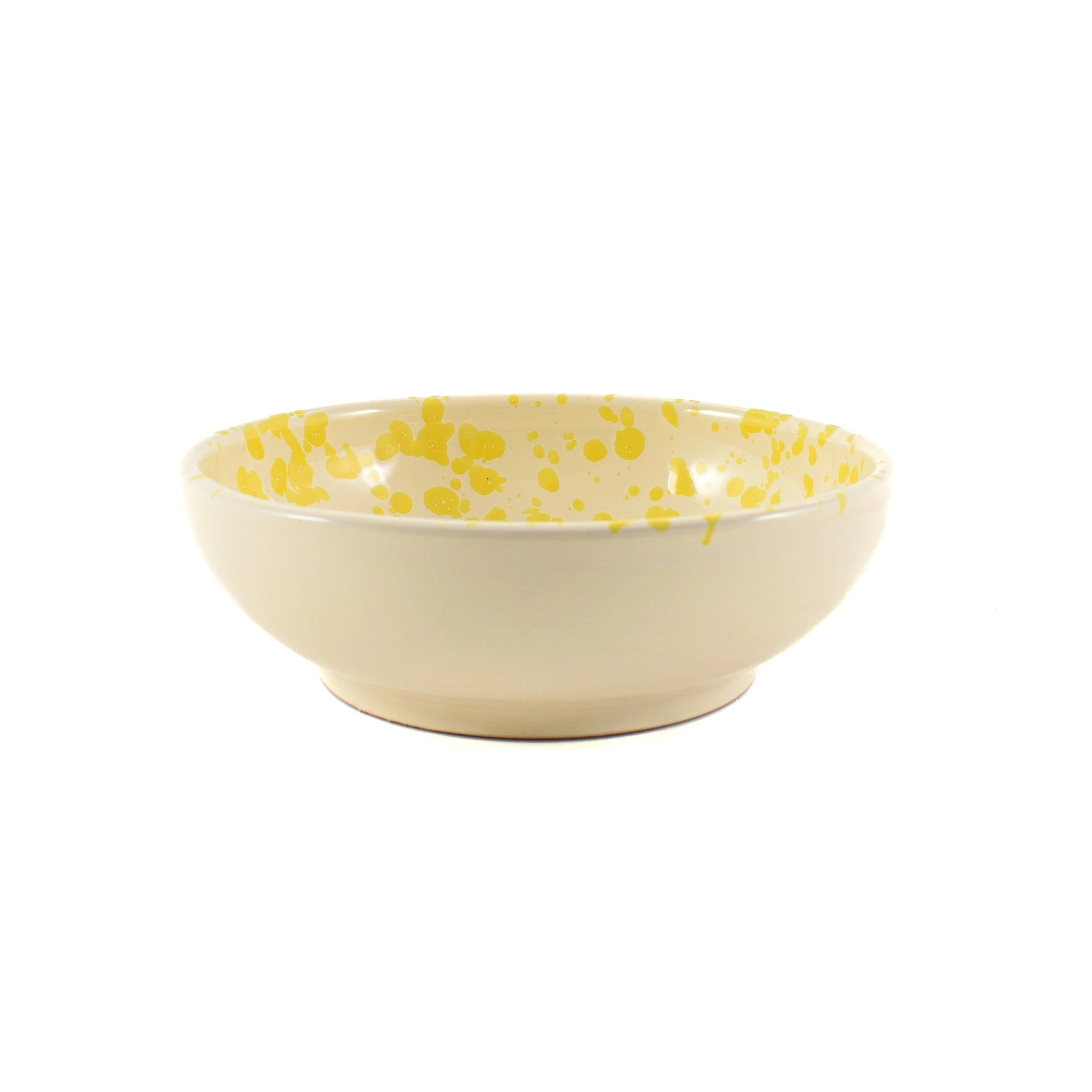 Puglia Handmade Puglia Posate Puglia Giallo Splatter Bowl 19cm 3 Puglia Handmade Puglia Posate Puglia Giallo Splatter Bowl 19cm
