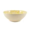 Puglia Handmade Puglia Giallo Splatter Grande Insalata Bowl 28cm Tovaglie
