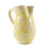 Puglia Handmade Puglia Posate Puglia Giallo Splatter Ceramica Pitcher