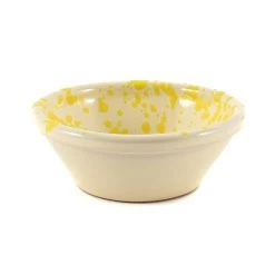 Puglia Handmade Puglia Posate Puglia Giallo Splatter Bowl 12cm
