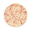 Puglia Handmade Puglia Tavolo Puglia Piatto Rosso Splatter Piatto 27cm -Negozio al dettaglio stagionatura NC0039 PugliaRedSplatterDinnerPlate27cm