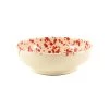 Puglia Handmade Puglia Fatto A Mano Puglia Red Splatter Bowl 19cm Da Tavola