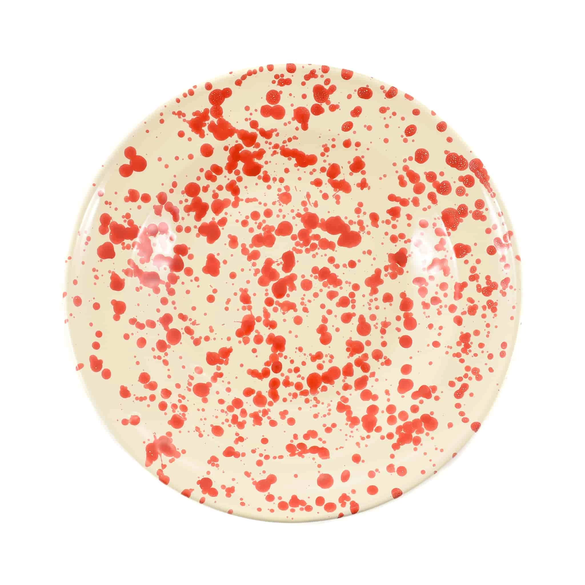 Puglia Handmade Ciotola Puglia Fatta A Mano Puglia Piatto Rosso Pasta 29cm 5 Puglia Handmade Ciotola Puglia Fatta A Mano Puglia Piatto Rosso Pasta 29cm - immagine 3