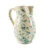 Puglia Handmade Puglia Aquamarine Splatter Stoviglie In Ceramica -Negozio al dettaglio stagionatura NC0050 PugliaAquamarineSplatterCeramicPitcher