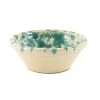 Puglia Handmade Puglia Ciotola Splatter Aquamarine Puglia Fatta A Mano 12cm