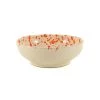 Puglia Handmade Puglia Orange Splatter Bowl 19cm Da Tavola -Negozio al dettaglio stagionatura NC0055 PugliaOrangeSplatterBowl19cm var