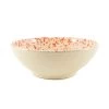 Puglia Handmade Puglia Orange Splatter Grande Insalata Bowl 28cm -Negozio al dettaglio stagionatura NC0056 PugliaOrangeSplatterLargeSaladBowl28cm var