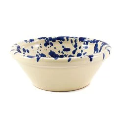 Puglia Handmade Puglia Posate Puglia Blue Splatter Bowl 12cm