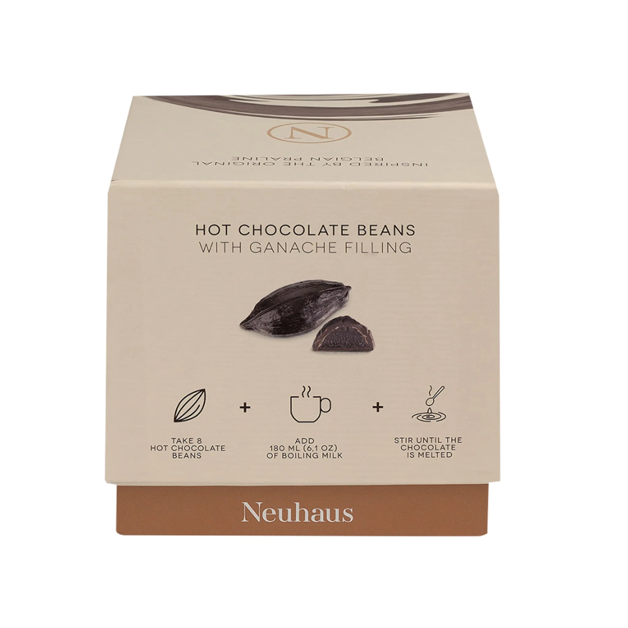 Scatola Di Cioccolato Caldo Scuro Neuhaus - 8 Porzioni 4 Scatola Di Cioccolato Caldo Scuro Neuhaus - 8 Porzioni - immagine 2