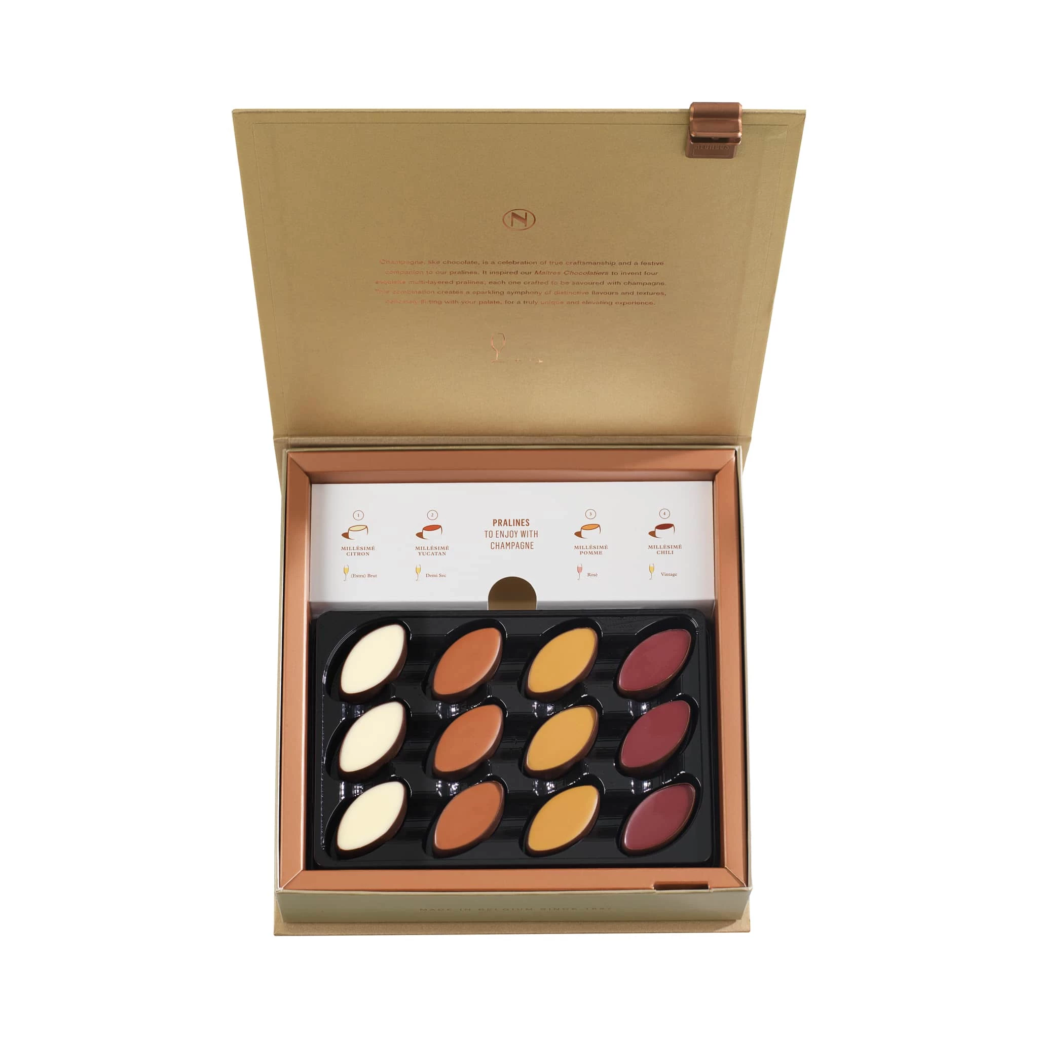 Ingredienti Neuhaus Pralines Champagne Selezione Abbinata - 24 Pezzi 4 Ingredienti Neuhaus Pralines Champagne Selezione Abbinata - 24 Pezzi - immagine 2