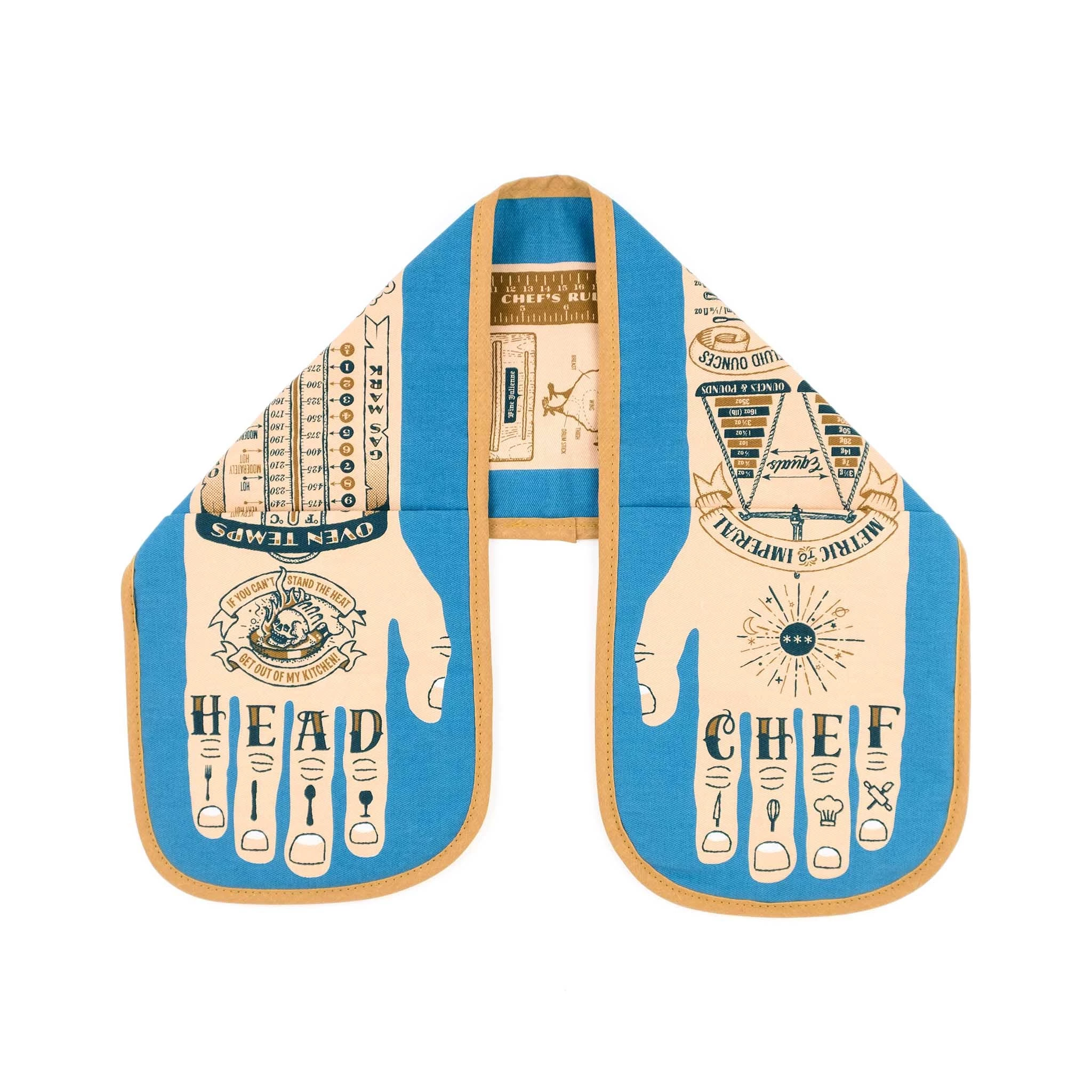 Abbigliamento Cucina Stuart Gardiner Head Chef Guanto Doppio Forno 3 Abbigliamento Cucina Stuart Gardiner Head Chef Guanto Doppio Forno