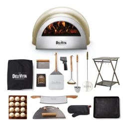 DeliVita Complete Collection Starter Set Cookware 10 DeliVita Complete Collection Starter Set Cookware -Negozio al dettaglio stagionatura OliveGreenCompleteCollection