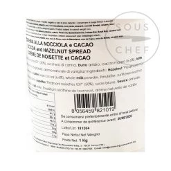 Pariani Nocciola Gianduja Pasta 1kg Ingredienti -Negozio al dettaglio stagionatura PA0123 ItalianHazelnutGiandujaPaste1kg 3