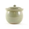 Sauerkraut Pots Vasetti Di Crauti Sauer Pentole Fatti A Mano Stoneware Fermentazione Crock In Verde 2 Litre