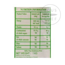 Royal Umbrella Glutinous Sticky Rice 1kg -Negozio al dettaglio stagionatura SE0048 GlutinousRice 3