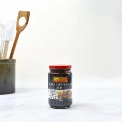 Ingredienti Lee Kum Kee Black Pepper Suce 350g -Negozio al dettaglio stagionatura SE0111 LeeKumKeeBlackPepperSauce 4
