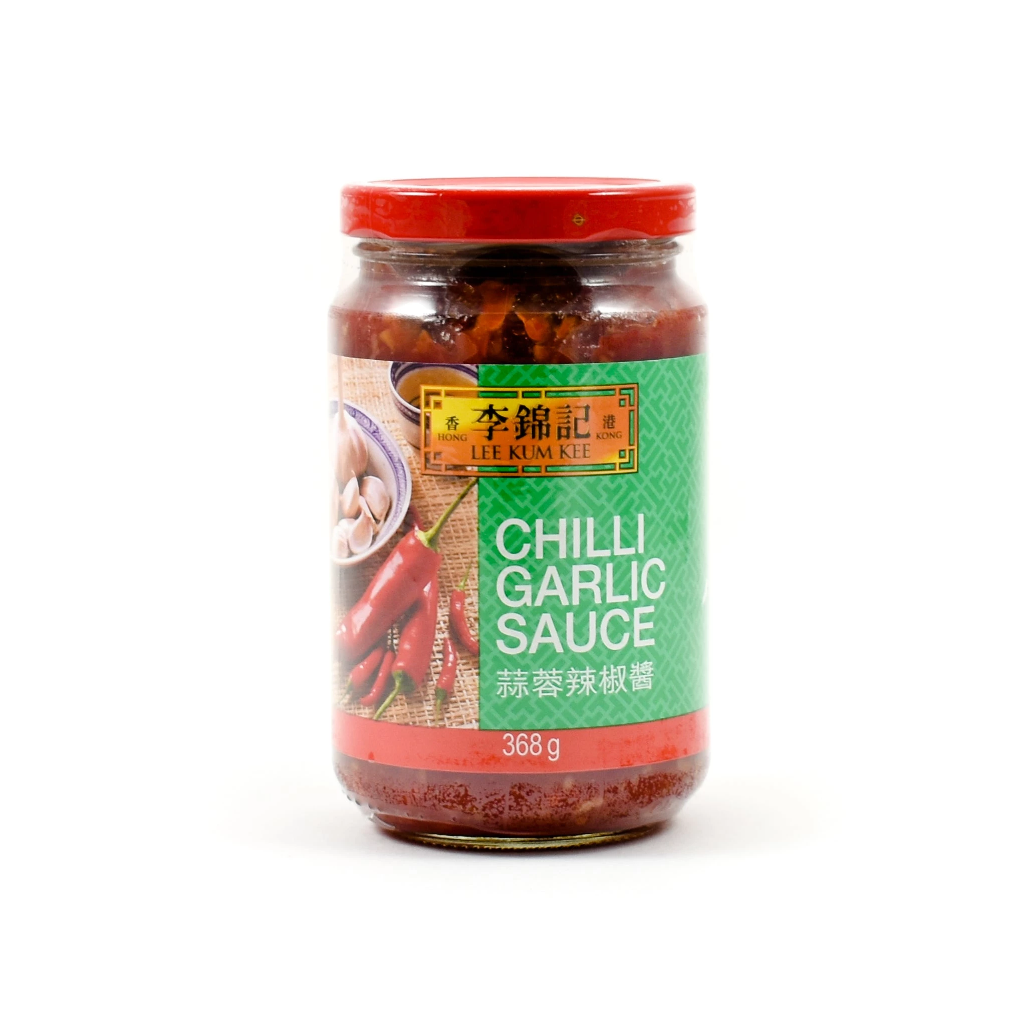 Ingredienti Lee Kum Kee Chilli Salsa All'aglio 368g 3 Ingredienti Lee Kum Kee Chilli Salsa All'aglio 368g