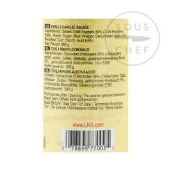 Ingredienti Lee Kum Kee Chilli Salsa All'aglio 368g 7 Ingredienti Lee Kum Kee Chilli Salsa All'aglio 368g -Negozio al dettaglio stagionatura SI0003 Lee Kum Kee Chilli Garlic Sauce 3